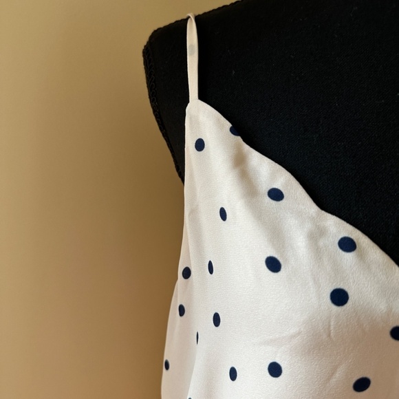 *SOCIALITE* Light Pink x Black Polka Dot Tank Top Size Medium - Picture 4 of 8